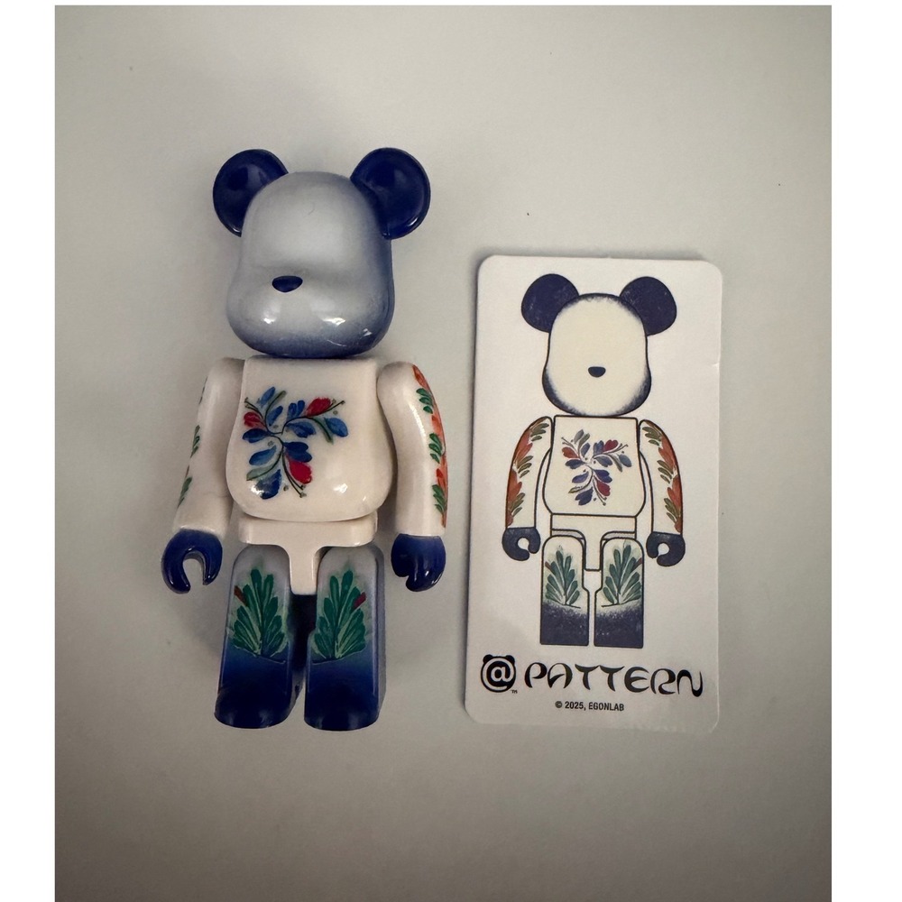 Medicom Toy Be@rbrick Series 45 Pattern EGONLAB 100% Designer Figure with Card